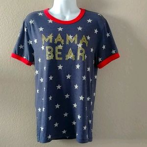 Mama Bear Star T-shirt Sz M